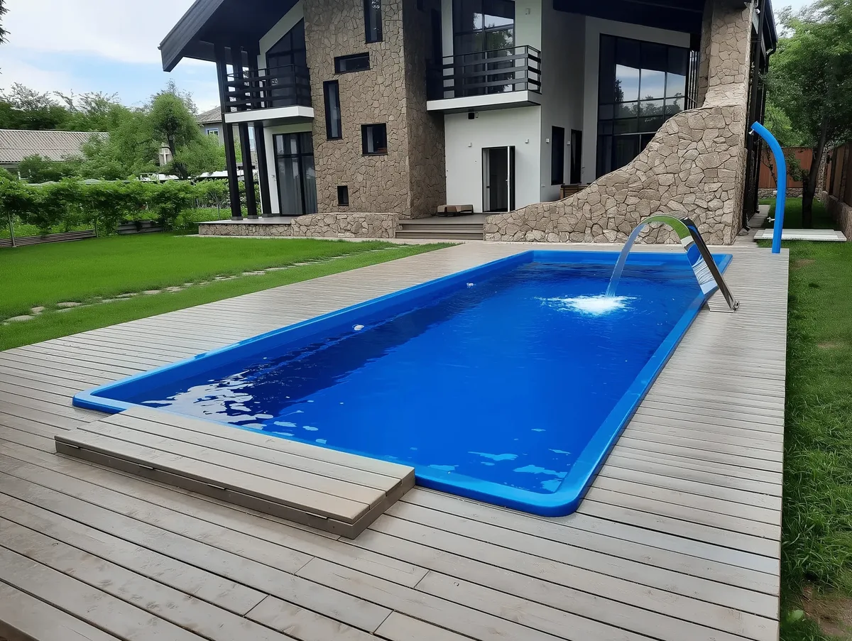 Композитный бассейн Laguna 9 — вид сверху в Новосибирске