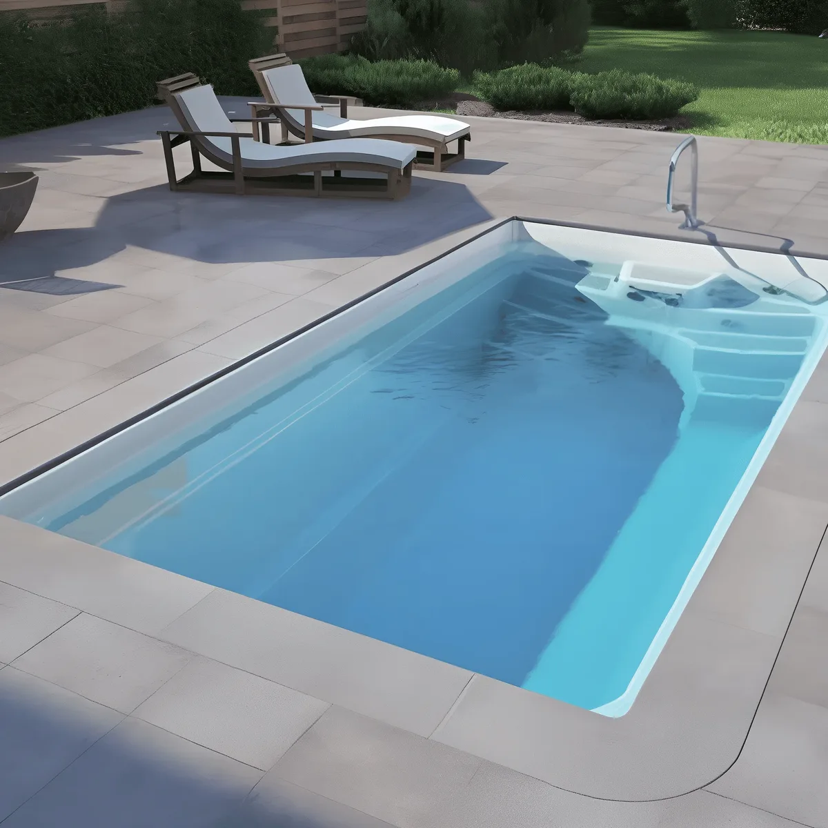 Композитный бассейн Laguna 5 — вид сверху в Новосибирске