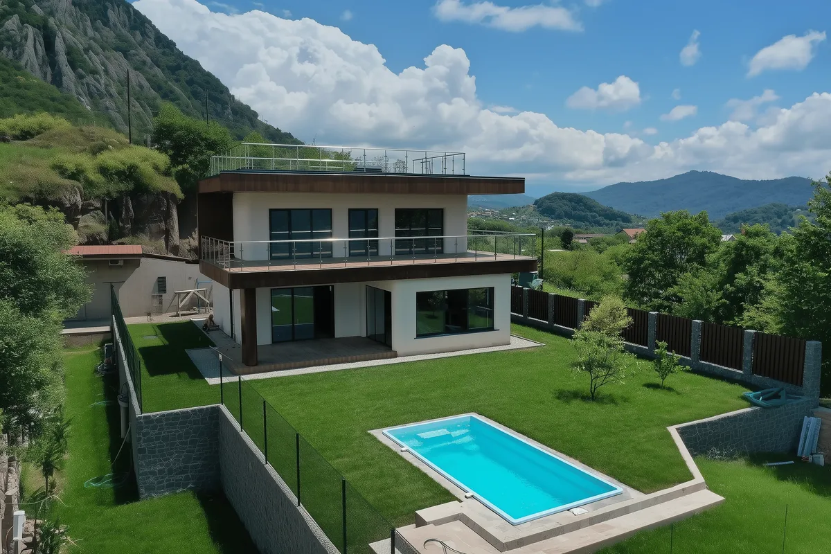 Композитный бассейн Laguna 6 — визуализация в Новосибирске