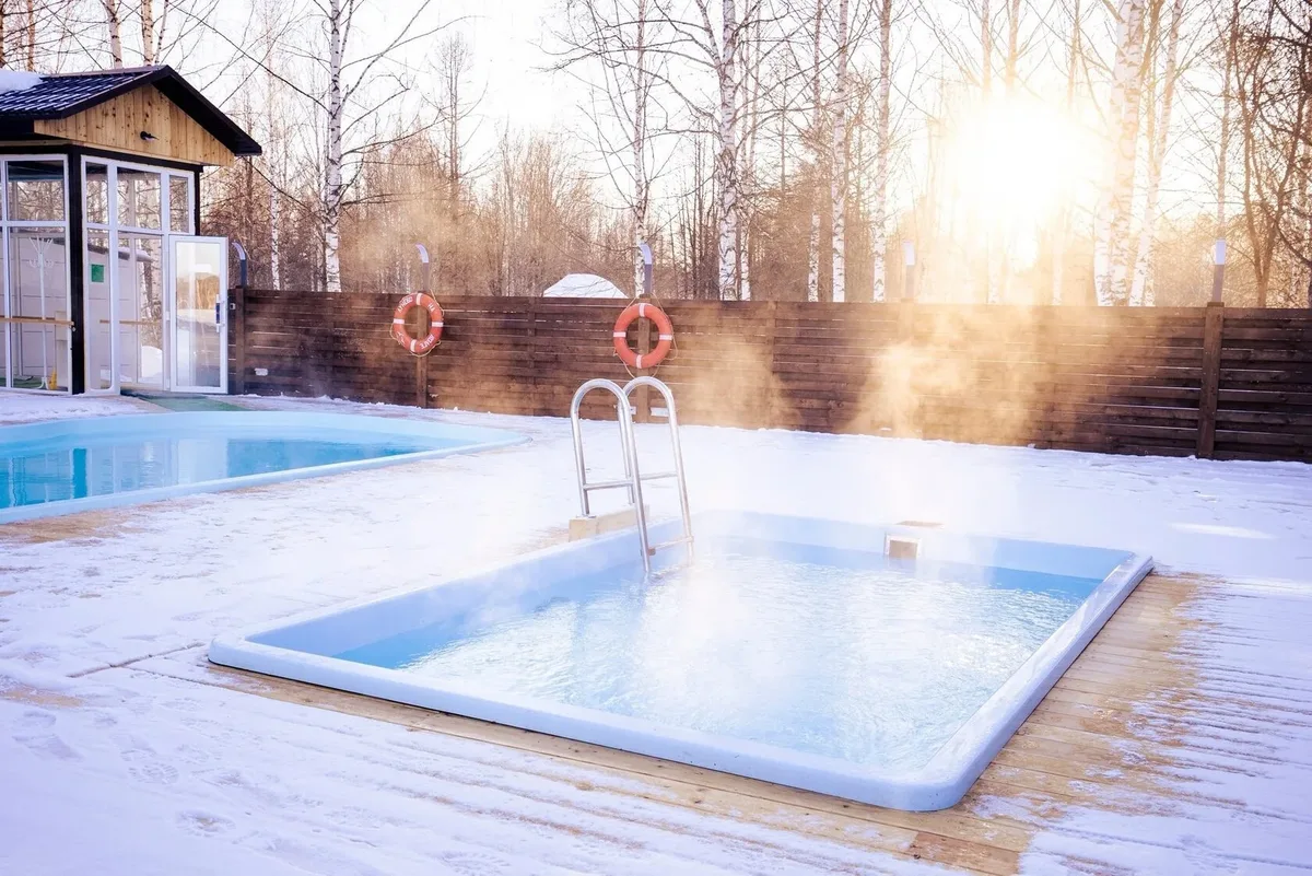 Композитный бассейн Laguna 4 — установка в Новосибирске