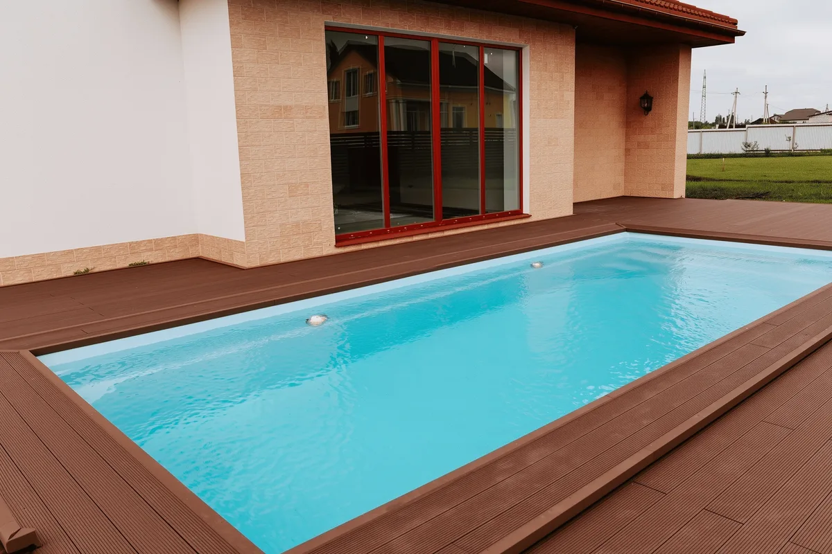 Композитный бассейн Laguna 8 — вид сверху в Новосибирске